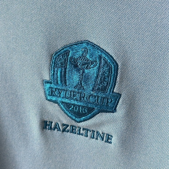 NIKE GOLF MENS BLUE DRI-FIT POLO SHIRT SIZE MEDIUM - Picture 4 of 9